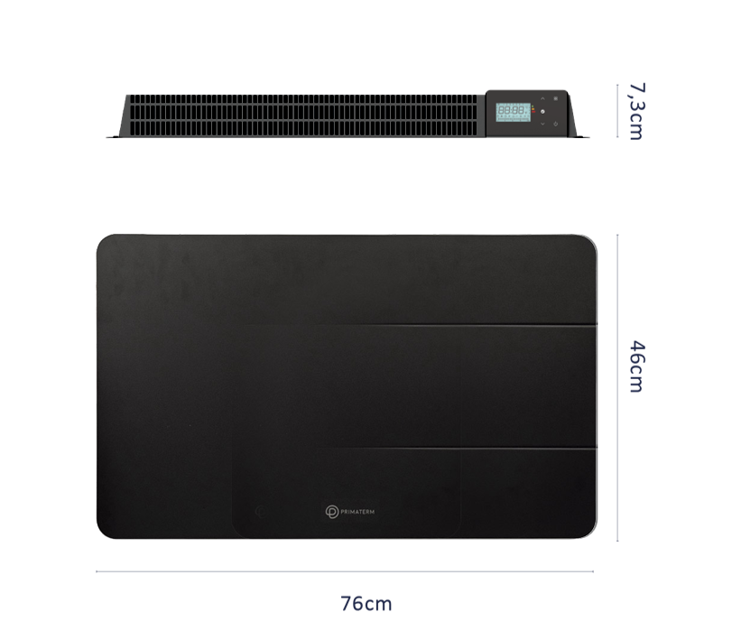Estufa Radiador Calefactor Ónix Cerámico Wifi Antracita 1500w PRIMATERM-2