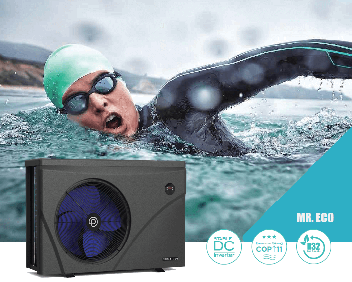 Bomba de Calor Piscina 16kW 40-75m³ Inverter PRIMATERM-1