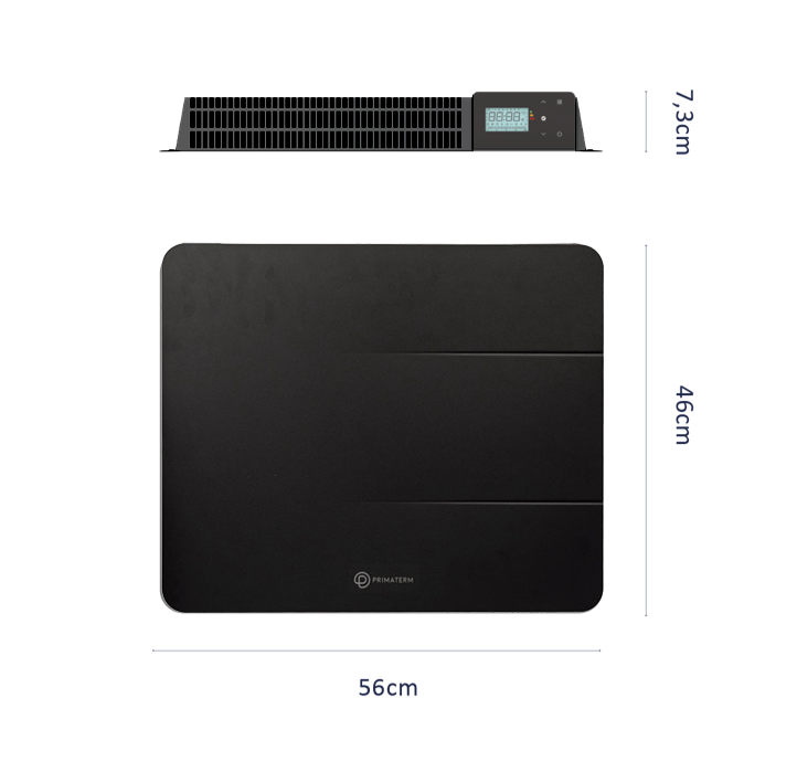 Estufa Radiador Calefactor Ónix Cerámico Wifi Antracita 1000w PRIMATERM-2