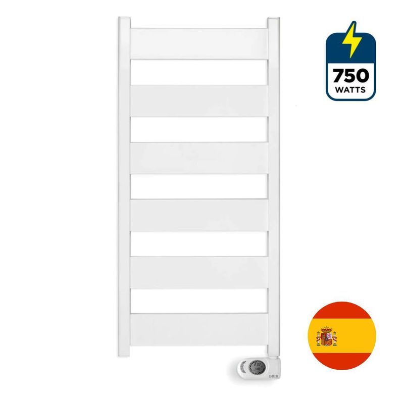 Toallero Radiador Secatoallas Eléctrico Neris 750W Blanco PRIMATERM-1