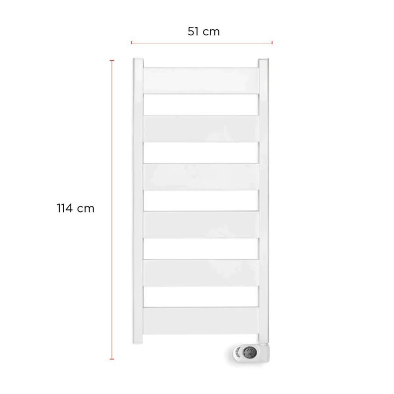 Toallero Radiador Secatoallas Eléctrico Neris 750W Blanco PRIMATERM-2
