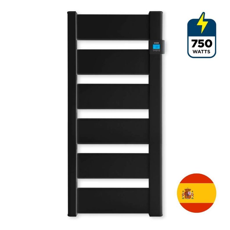Toallero Radiador Secatoallas Eléctrico Vera 750W Antracita PRIMATERM-1