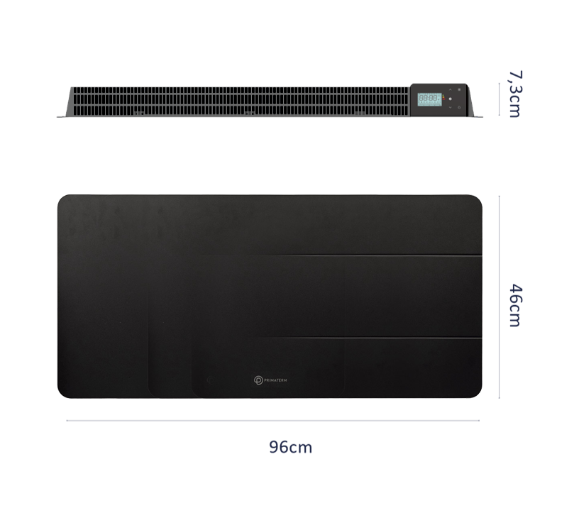 Estufa Radiador Calefactor Ónix Cerámico Wifi Antracita 2000w PRIMATERM-2