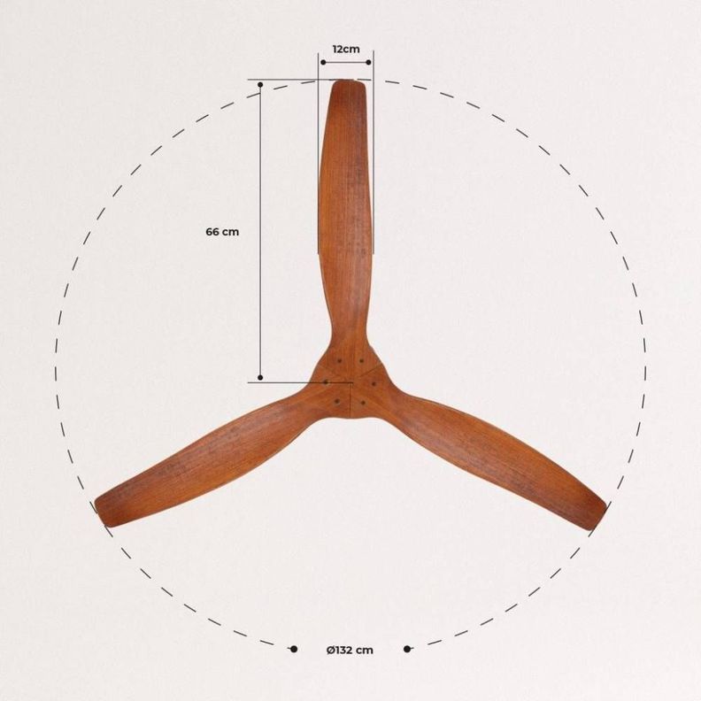 Ventilador de Techo Aviador Café Ajustable 52” PRIMATERM-2