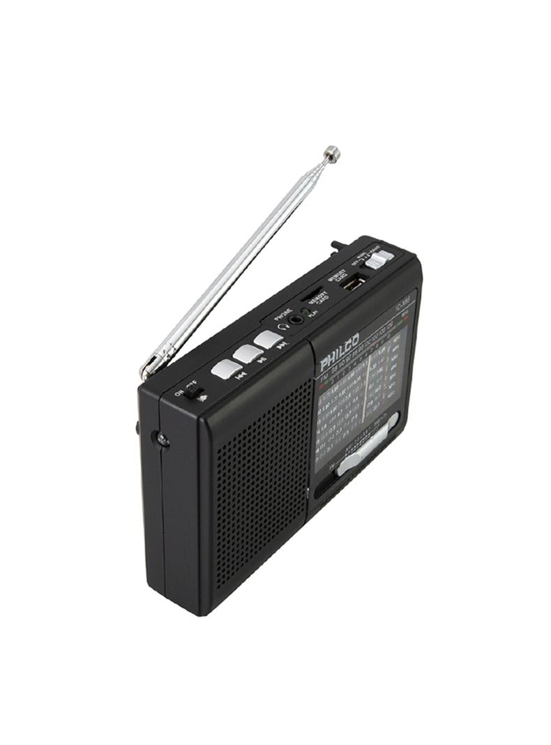 Radio Portatil Bluetooth 9 Bandas Fm BT Usb Micro Sd Philco ICX65-1