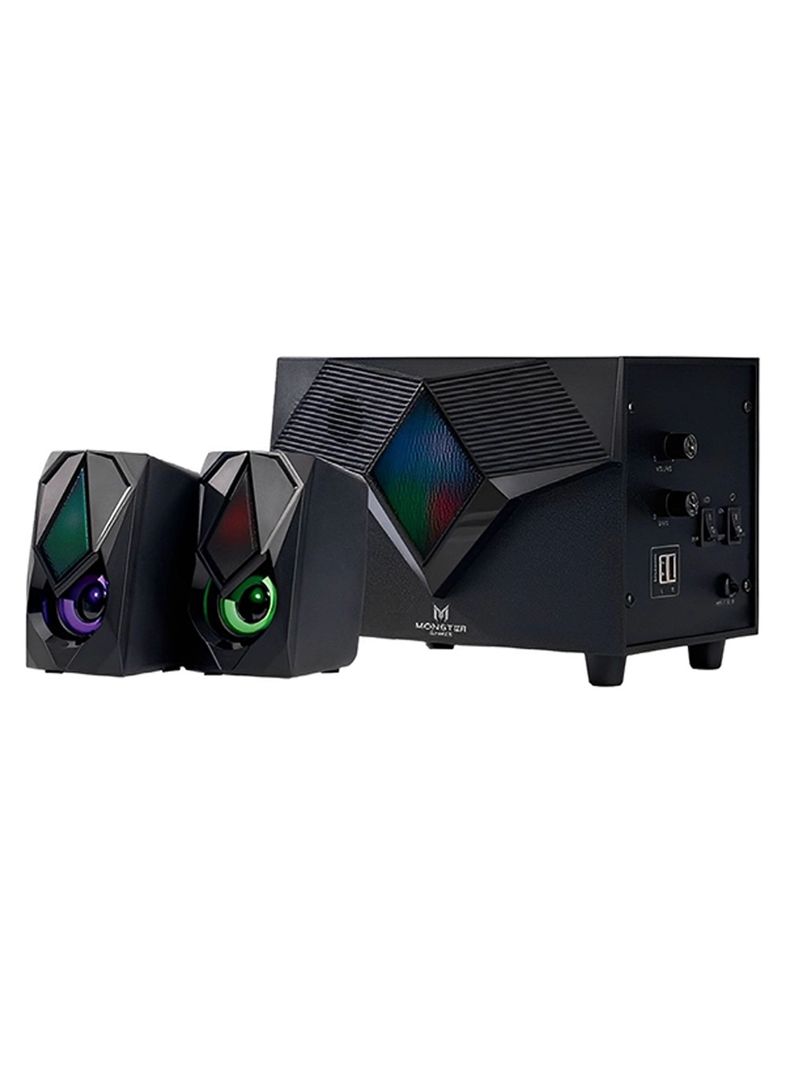 Subwoofer Monster Games Burst 2.1 Led Rgb-0