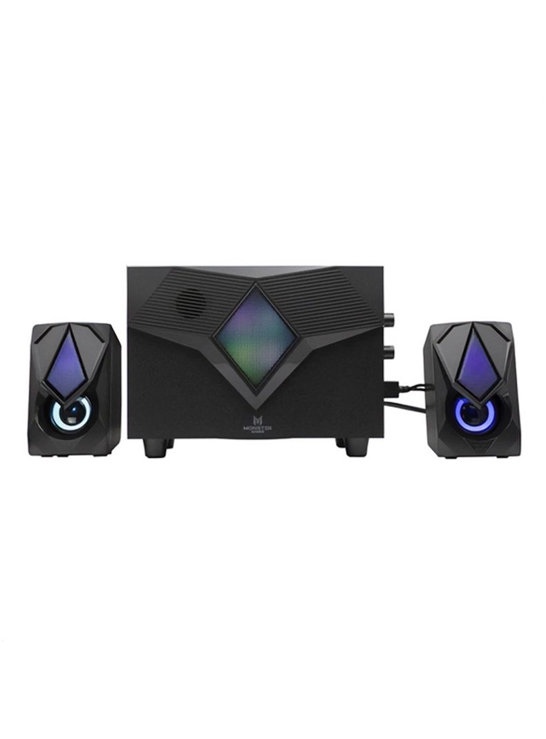 Subwoofer Monster Games Burst 2.1 Led Rgb-3