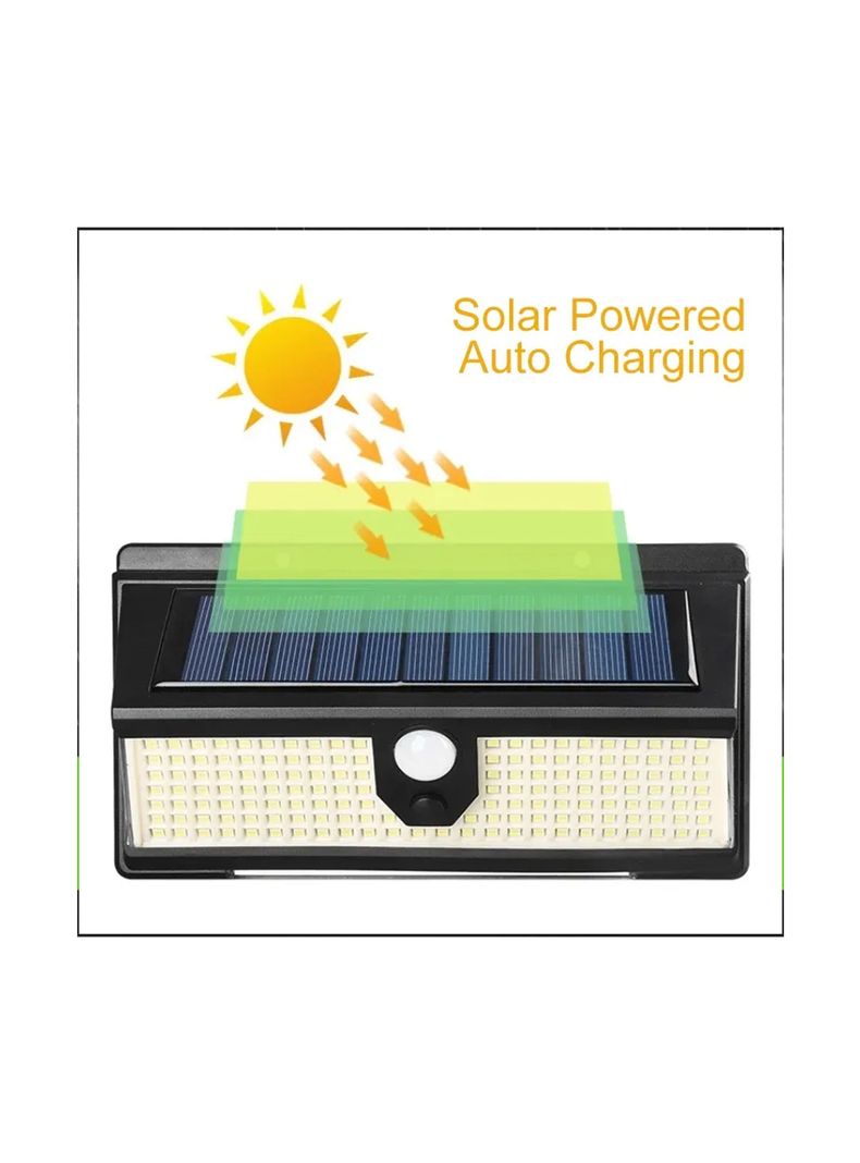 Foco Aplique Solar de 172 LED + 18 LED DE EMERGENCIA-2