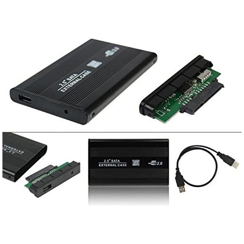 Case Cofre Disco Duro Sata 2.5" Usb 2.0 Hdd Para Notebook -2