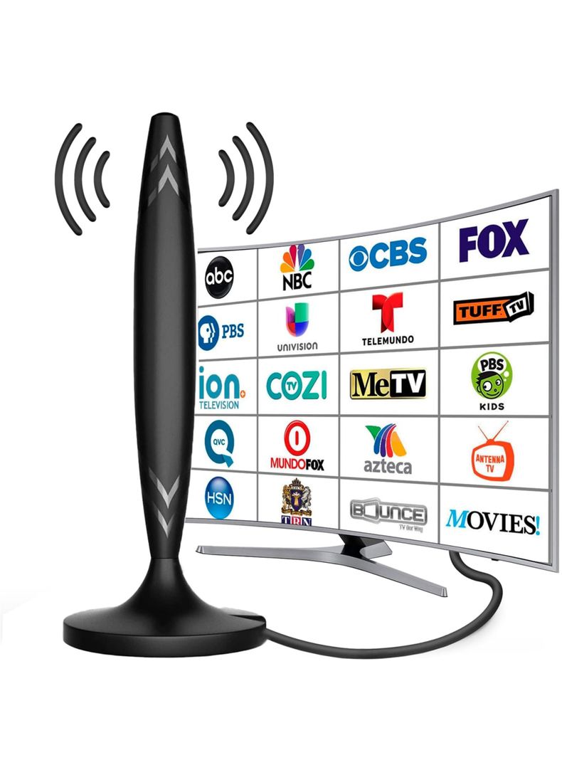 Antena Digital Full HD 4K 25dB Con Amplificador Tecnolab TL631-1