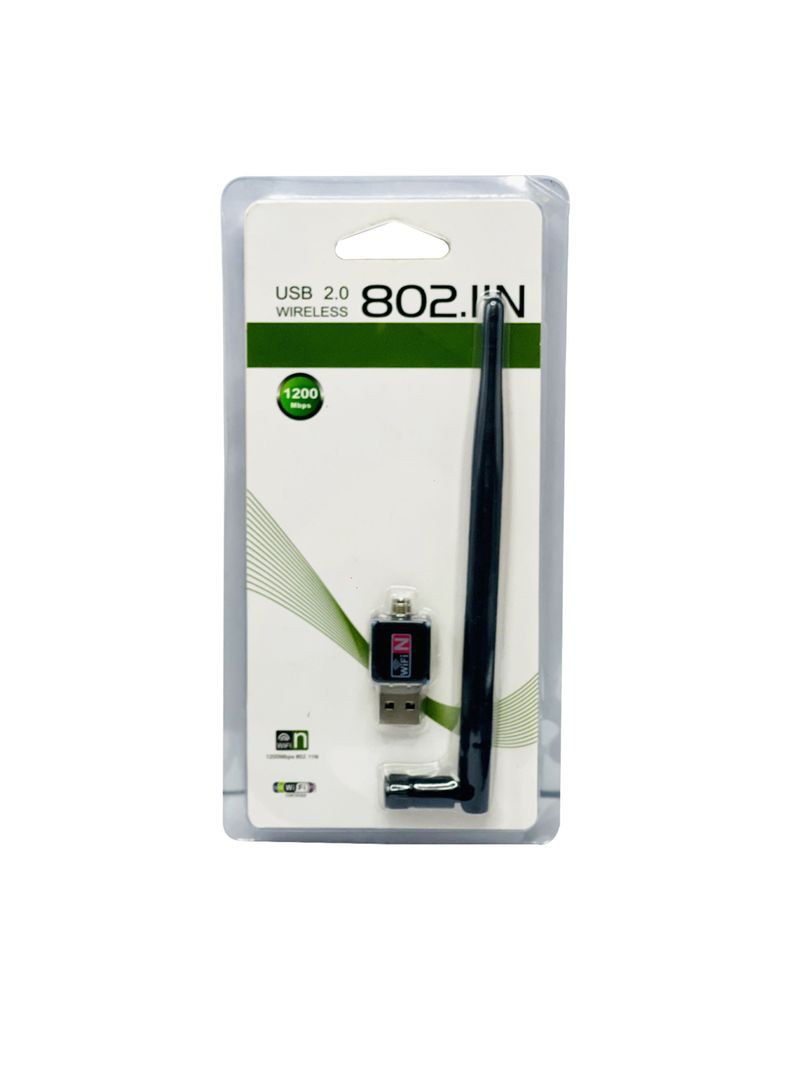 Antena WiFi LAN Mini Usb 2.0 1200 Mbps Wireless Pc Notebook-1