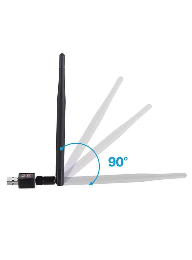 Antena WiFi LAN Mini Usb 2.0 1200 Mbps Wireless Pc Notebook-5