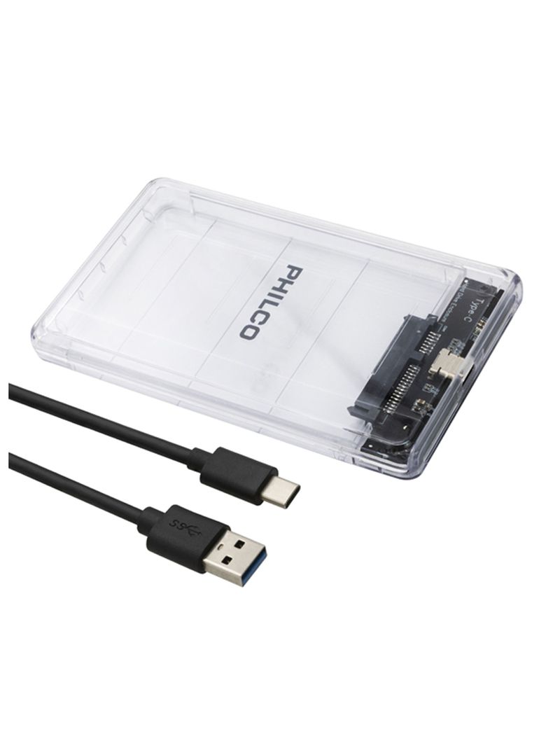 Cofre Case Disco Duro Sata Hdd 2.5¨ Usb Tipo C Hasta 4tb-0