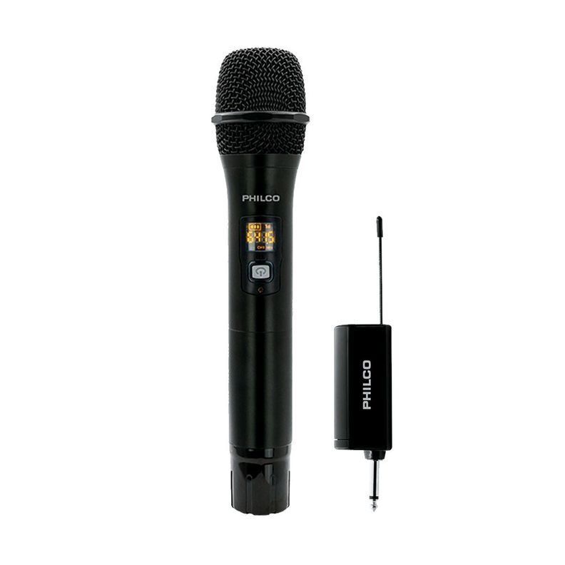 Micrófono Inalámbrico UHF Philco WM311 KARAOKE-0