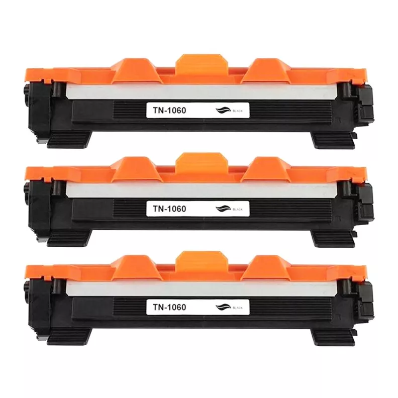 3 Toner Tn1060 Alternativo Para Brother Hl1202 1112 1512 Negro