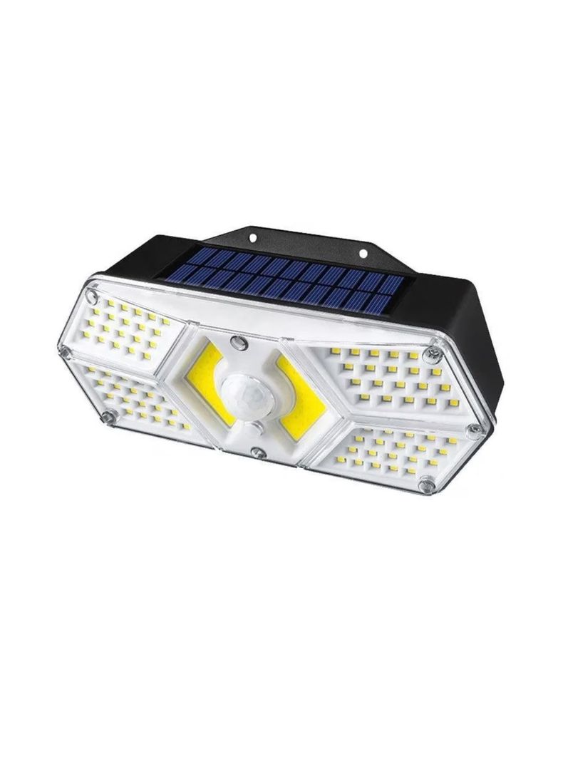 Foco Aplique Solar De 124 Led Con Sensor De Movimiento-0