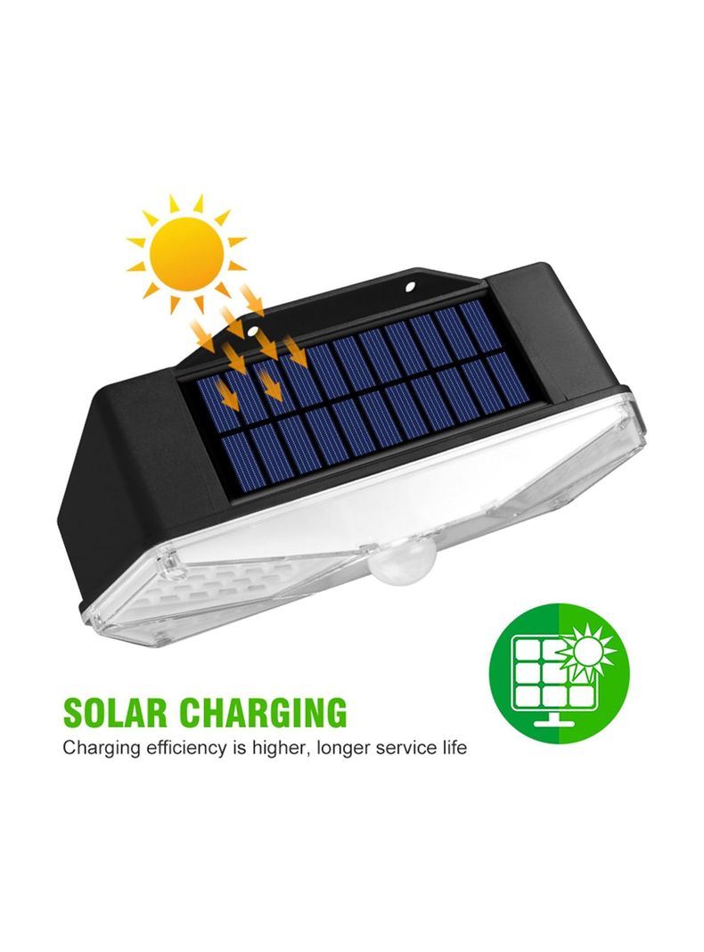 Foco Aplique Solar De 124 Led Con Sensor De Movimiento-1