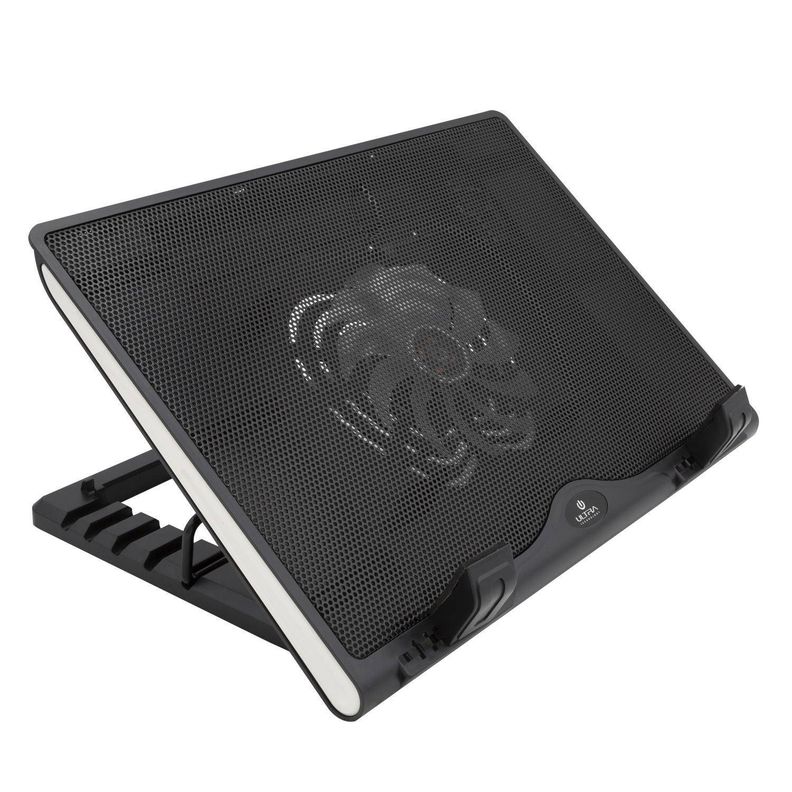 Ventilador De Notebook Cooling Fan 10" a 17" Con 2 Puertos USB Luz Led-0