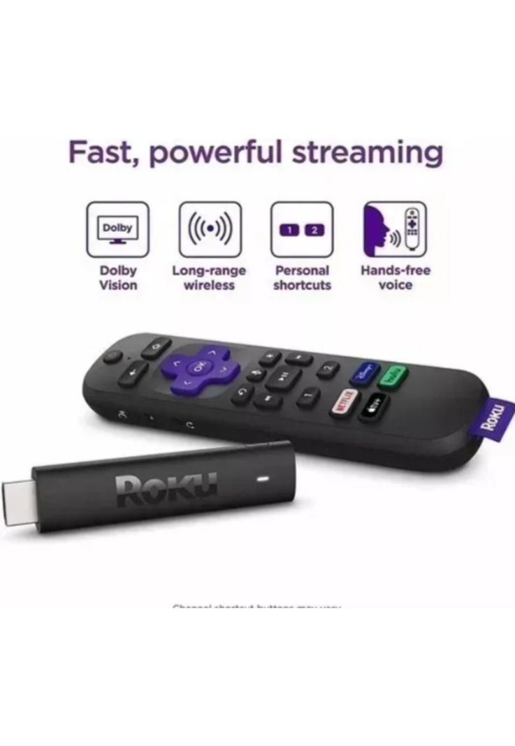 Roku Streaming Stick 4K /HDR/Dolby Vision TV Refabricado-3