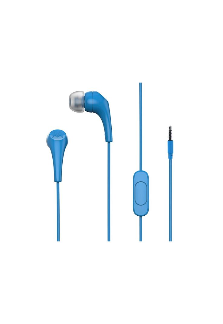 Audifonos In-Ear Motorola Earbuds 2 Con Micrófono Azul-0