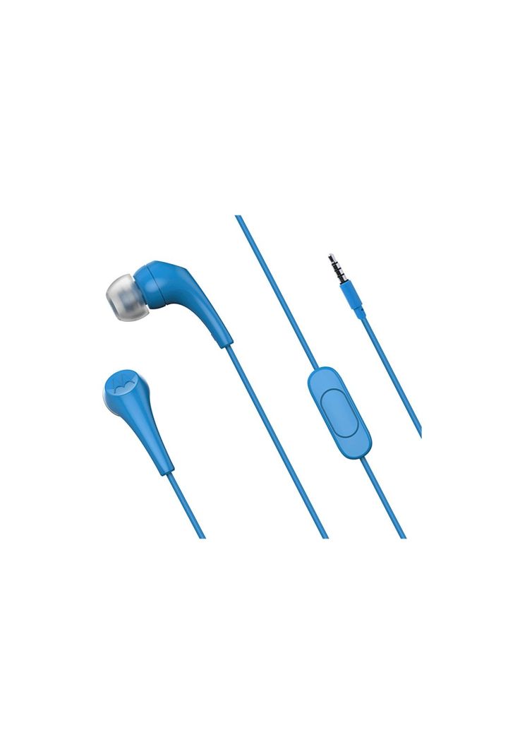 Audifonos In-Ear Motorola Earbuds 2 Con Micrófono Azul-1