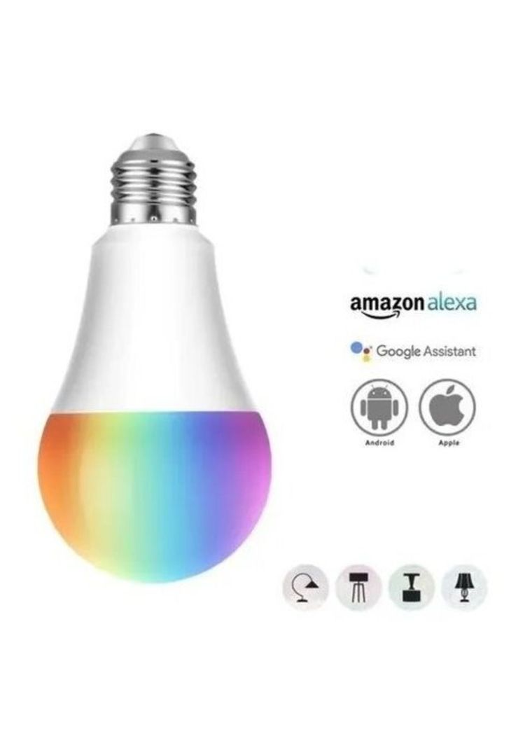 Ampolleta Smart E27 Led Multicolor 10w Wi-fi Rgb Android-3