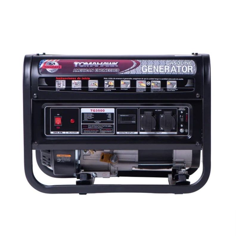 Generador 3.5Kva Tomahawk Power TG3500 PARTIDA MANUAL-0