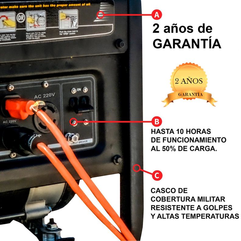 Generador 3.5Kva Tomahawk Power TG3500 PARTIDA MANUAL-2