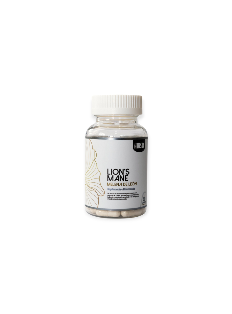 Melena de león 300 mg con B12 60 cápsulas RyD-0