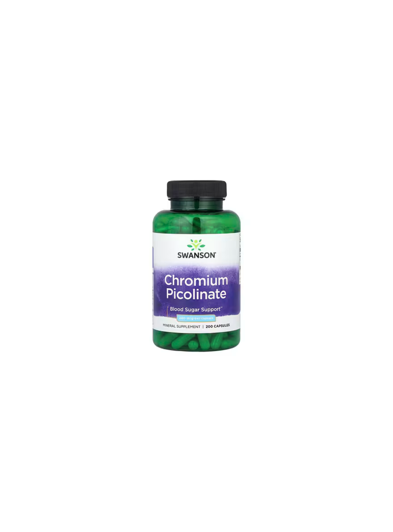 Picolinato de Cromo 200mcg 200 Capsulas Swanson