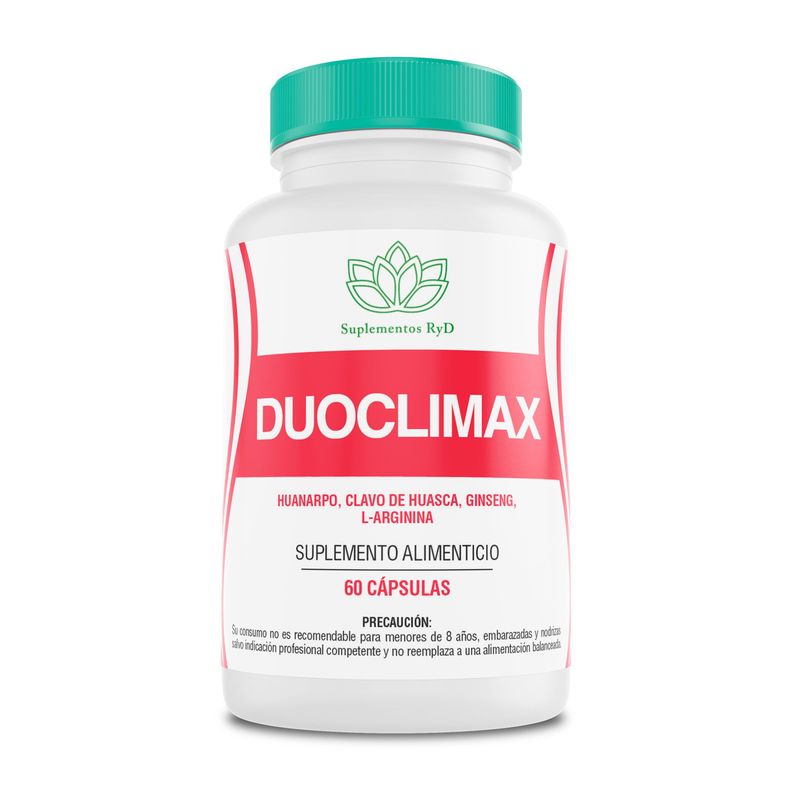 Duoclimax 60 Capsulas Vegetales potenciador sexual RYD-0
