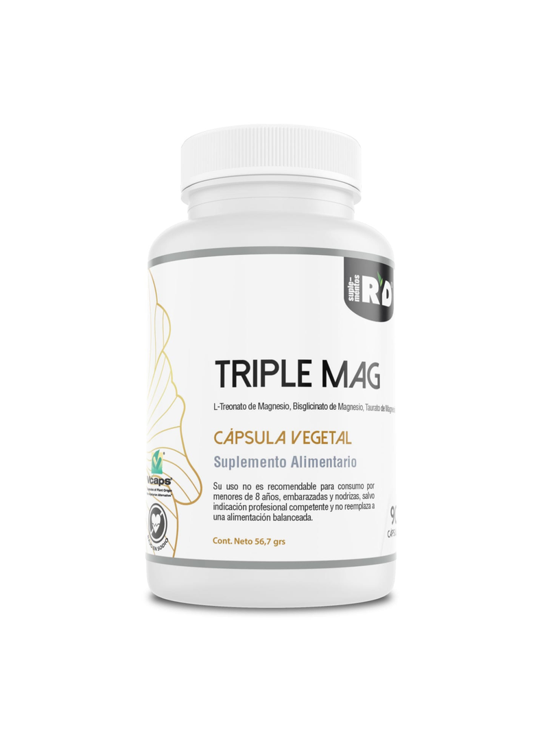 Triple Magnesio 90 cápsulas vegetales RyD-0
