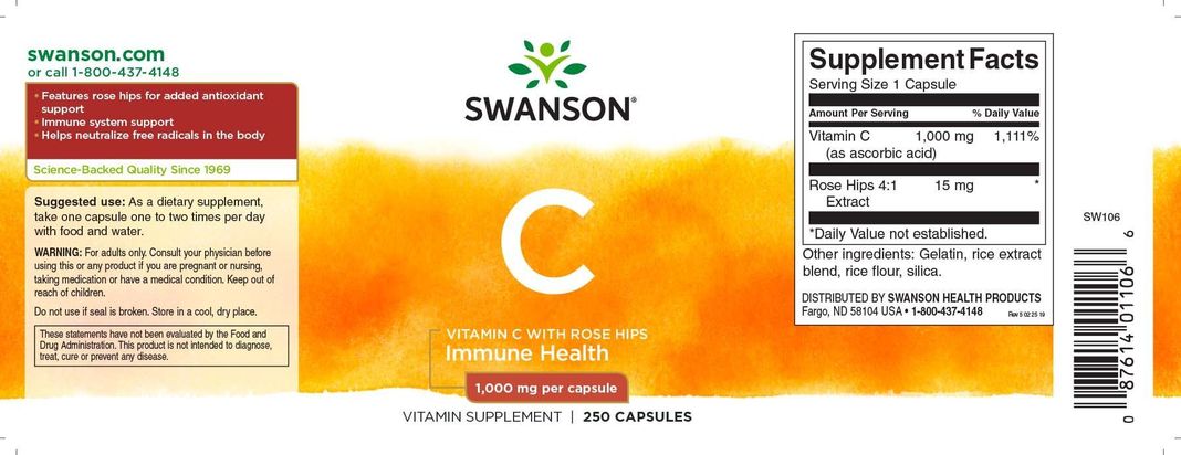 Vitamina C 1000mg 250caps -1
