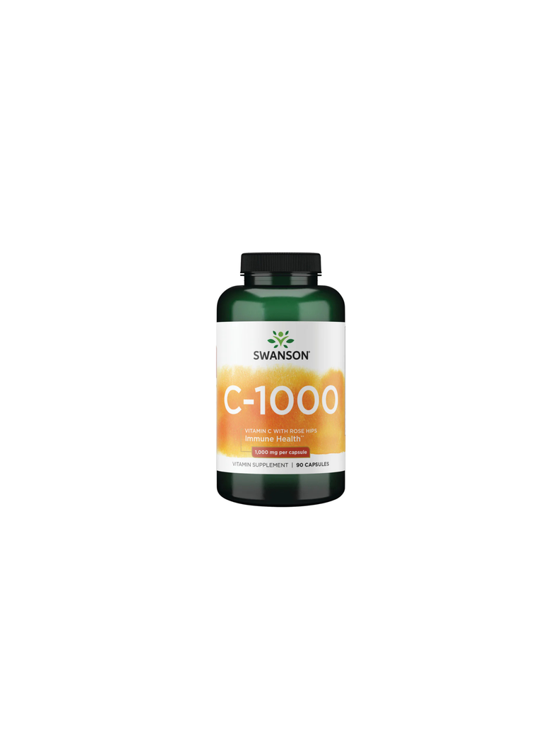 Vitamina C-1000 1000 mcg 90 cápsulas Swanson -0