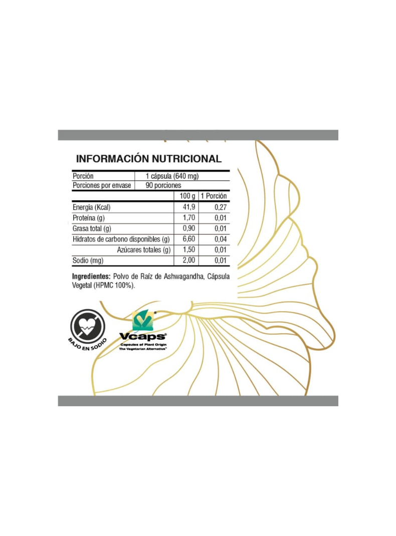 Harmony Ashwagandha 90 cápsulas vegetales RyD-1