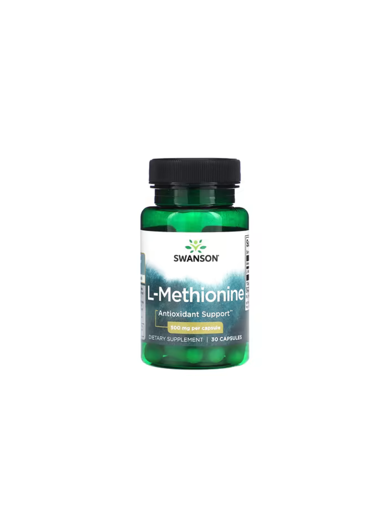 L Metionina 30 Capsulas 500 mg Swanson