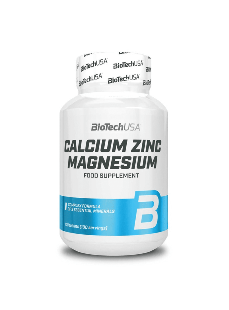 Calcio Zinc Magnesio 100 Tabletas Biotech Usa-0