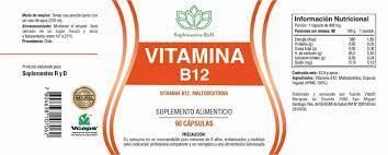 Vitamina B12 Cianocobalamina 90 cápsulas vegetales RYD-1
