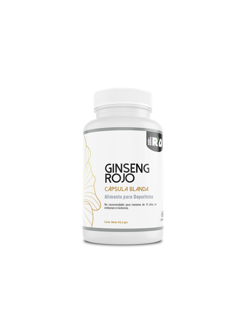 Ginseng Coreano Rojo 60 cápsulas RyD-0