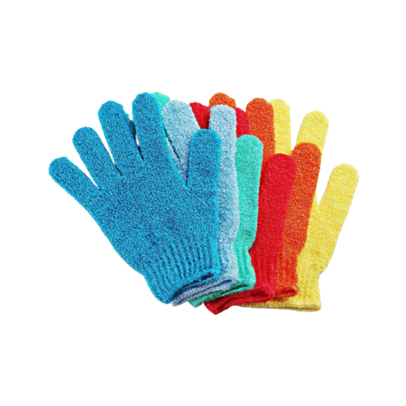 Pack 2 Guantes Exfoliantes Corporal Facial Masajeador