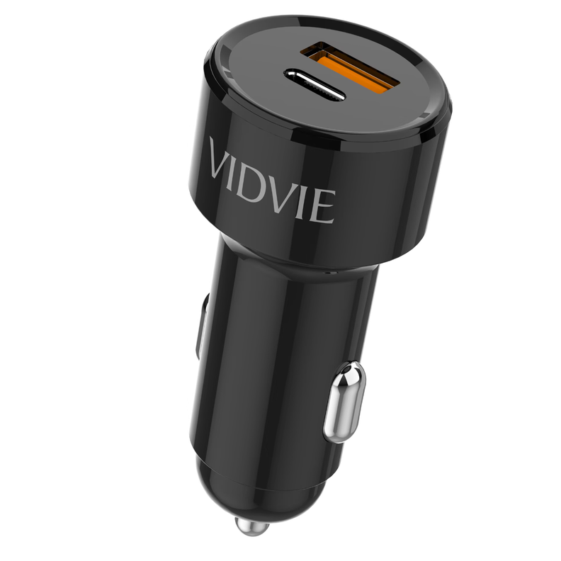 Adaptador Cargador Para Auto Doble Carga Rapida Usb-c 20w