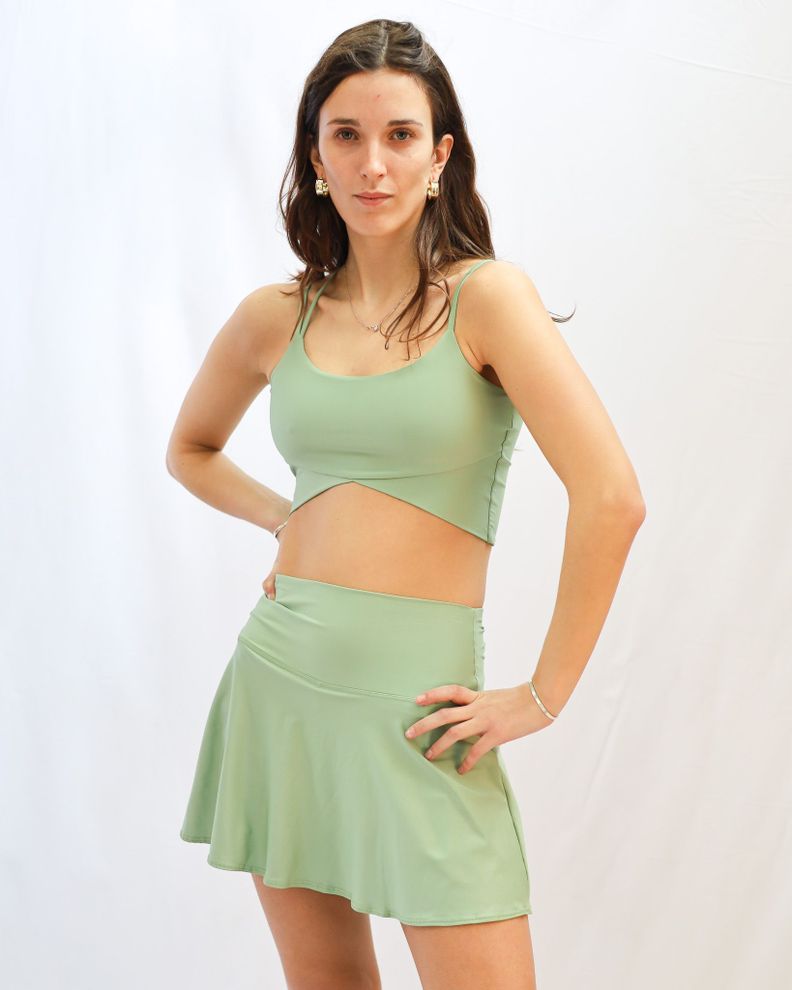 Falda deportiva Trinidad con calza short incluido-1