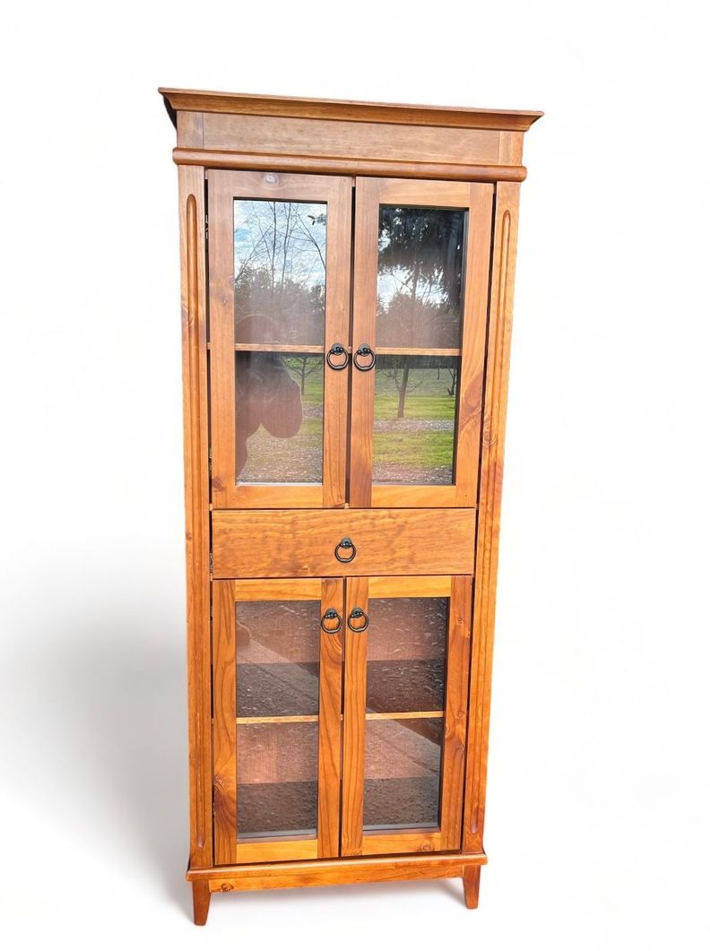 Vitrina 4 puertas TRINY (NOGAL)-0