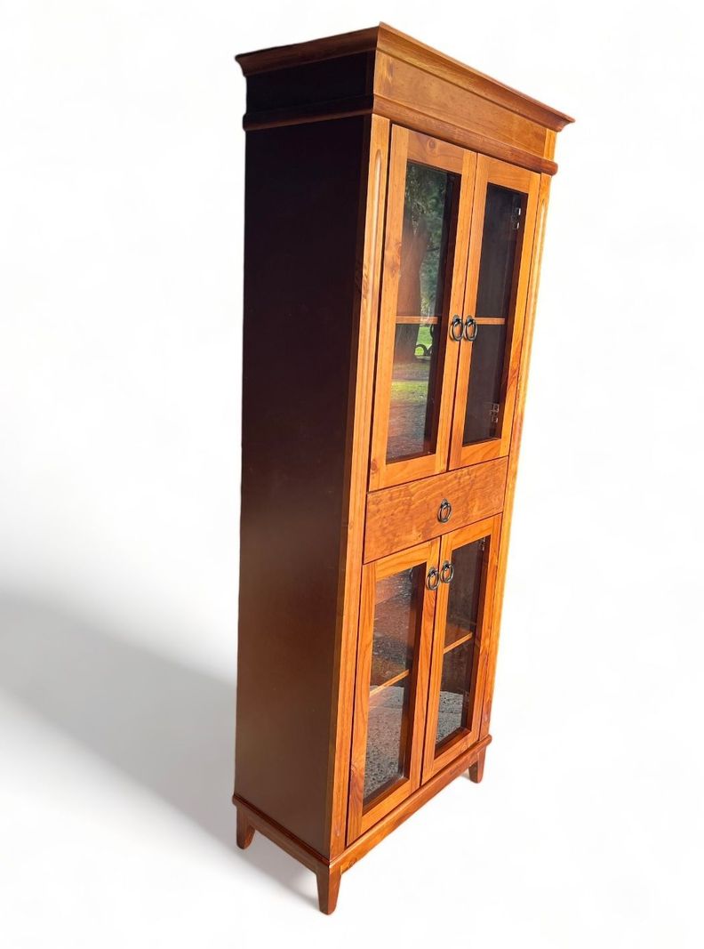Vitrina 4 puertas TRINY (NOGAL)-2