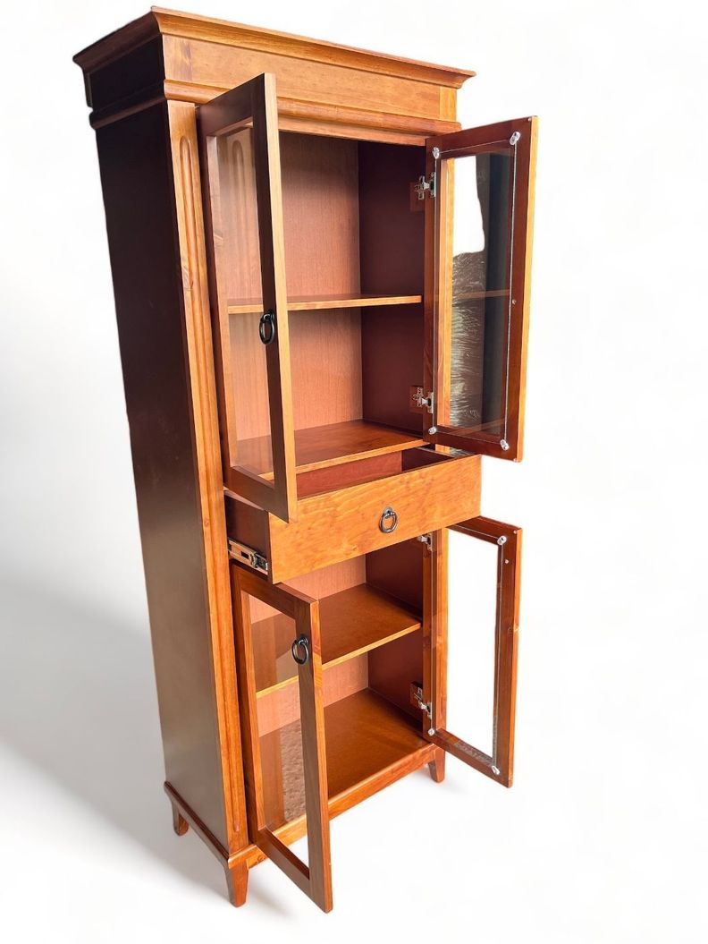 Vitrina 4 puertas TRINY (NOGAL)-3