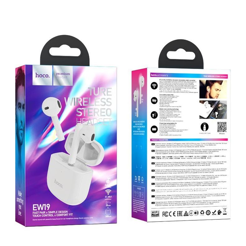 Auriculares Inalambrico Bluetooth Ew 19 Hoco-2