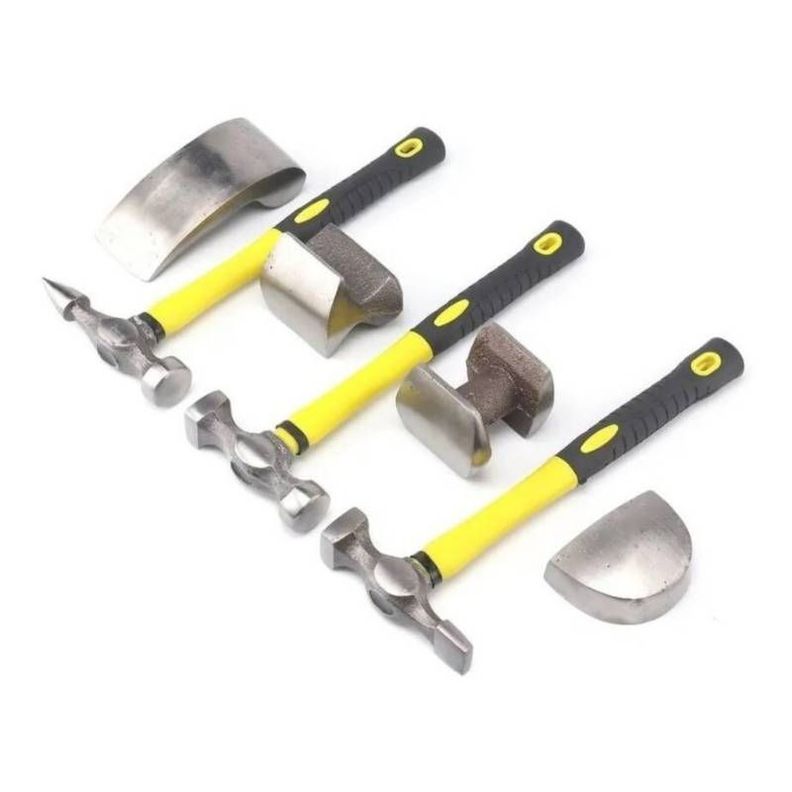 Kit Desabollador Martillo Set 7 Piezas Reparación Carrocería-1