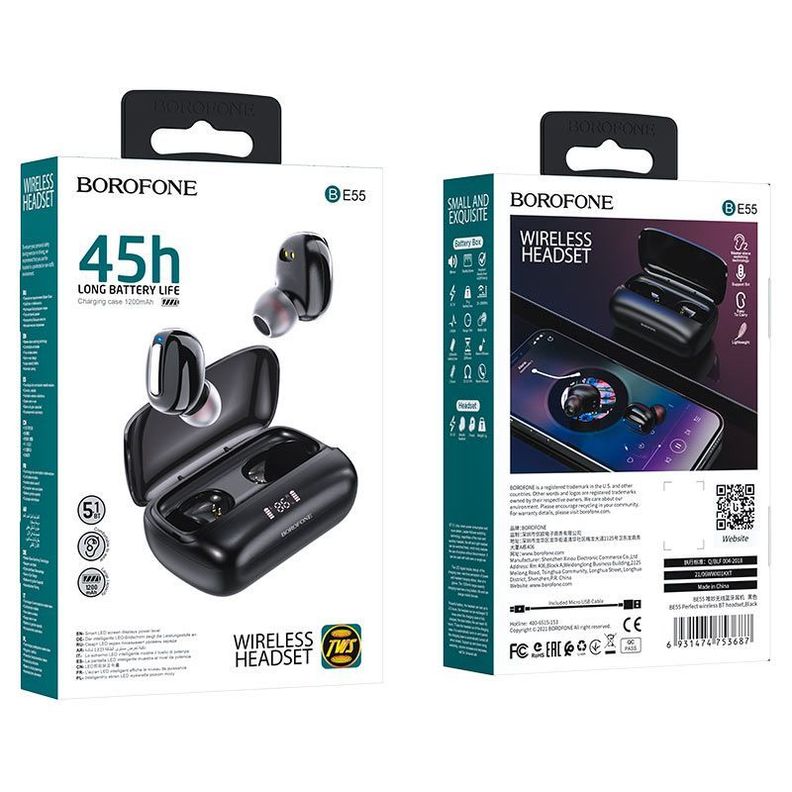 Audifonos Inalámbricos BT 51 Con Estuche De Carga-4