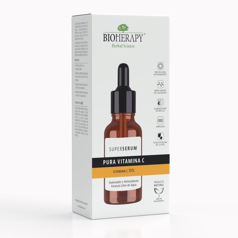 Súper Sérum Vitamina C, Ácido L-Ascorbico 10% - BIOHERAPY-1