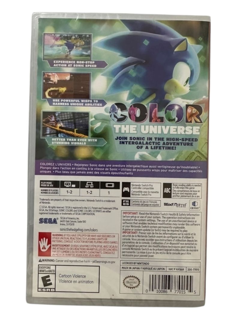 Sonic Colors Ultimate Nintendo Switch-1